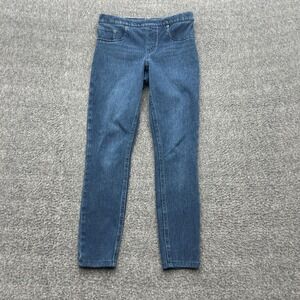 Spanx Leggings Small Blue High Rise Denim Ankle Jean-ish Pull On Stretch